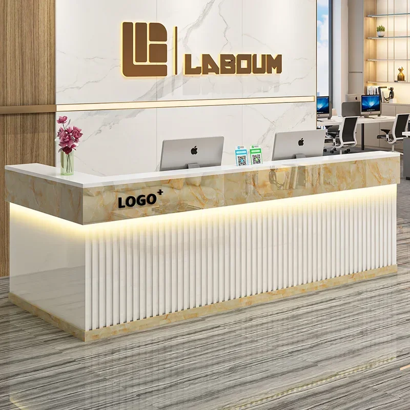 Office Furniture Bali - Moderne salonreceptiebalie Scandinavische luxe schoonheidsreceptiebalie Display