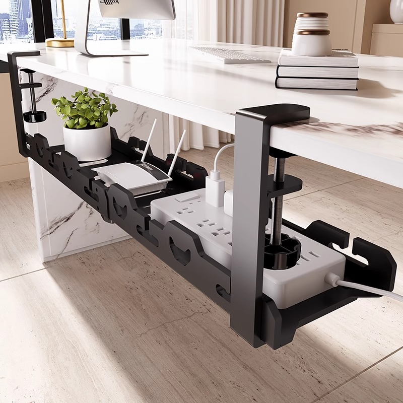 Cable Tray Under Desk - Telescopisch opbergrek onder de tafel Metalen