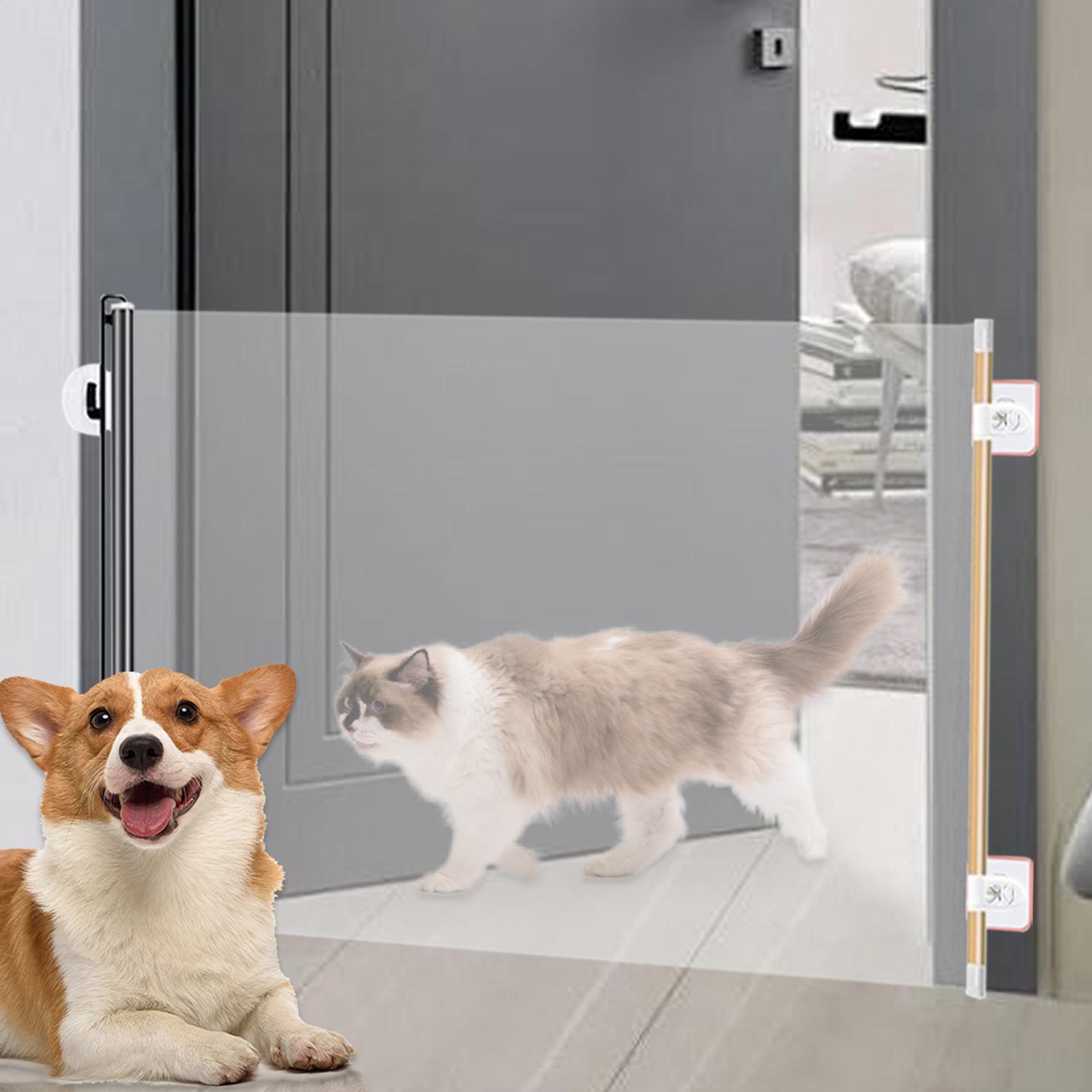 Partition Screen Divider - Huisdierpoort Intrekbaar Draagbaar Intrekbaar hek Binnenscherm