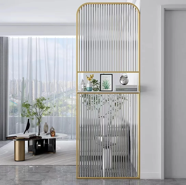 Partition Screen Divider - Moderne minimalistische badkamer schermdeur waterdichte gehard