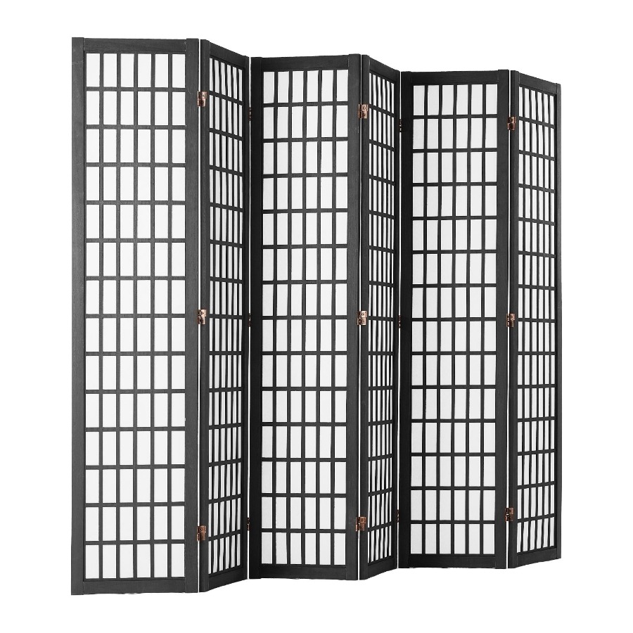 Partition Screen Divider - 6-delige Japanse kamerverdeler, opvouwbaar privacy scherm,
