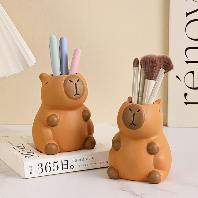 Office Furniture Online - Mooie Cartoon Dieren Capibara Penhouder Multifunctionele