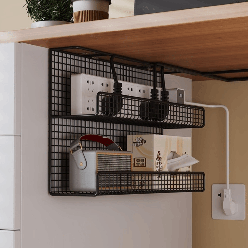 Cable Tray Under Desk - Hoge kwaliteit onderbureau kabelmanagementbak, geen boren