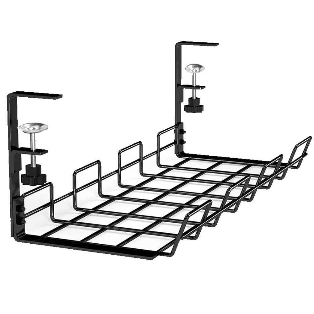 Cable Tray Under Desk - Kabelbeheerbox onder bureau Kabelorganizer Opbergplank Bureau