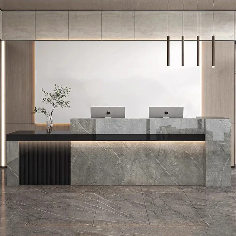 Office Furniture Bali - c13- Display Receptiebalie Scandinavisch modern receptiebureau