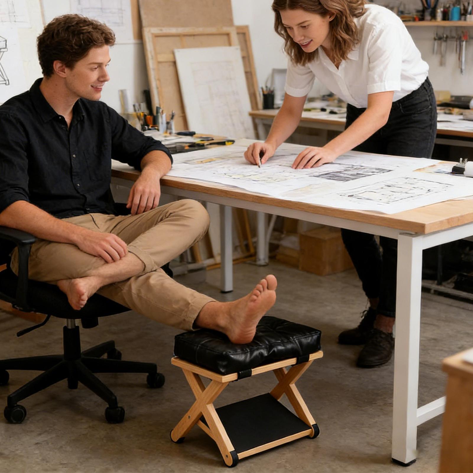 Voetensteun onder het bureau,  - Office Footrest Cushion recensie en prijs