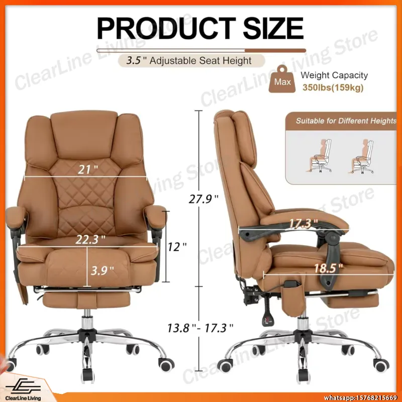 Verwarmde massage bureaustoel  - Office Footrest Cushion recensie en prijs