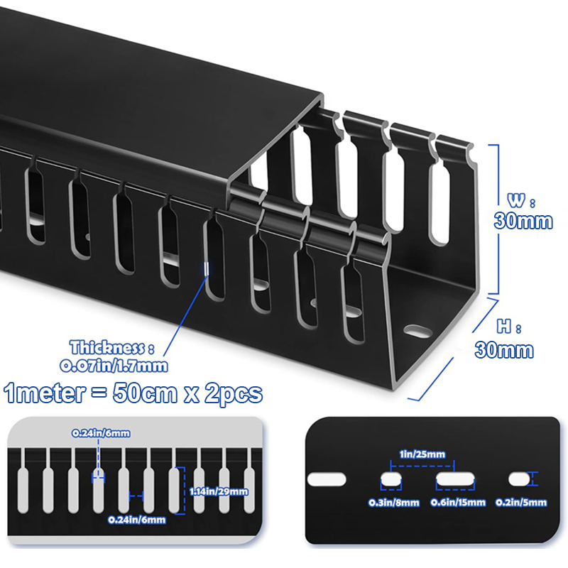 PVC industriële vlamvertragend - Cable Tray Under Desk recensie en prijs