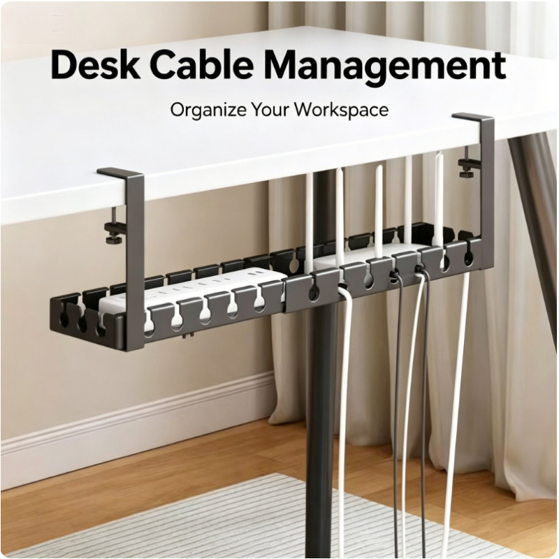 Telescopisch opbergrek onder d - Cable Tray Under Desk recensie en prijs