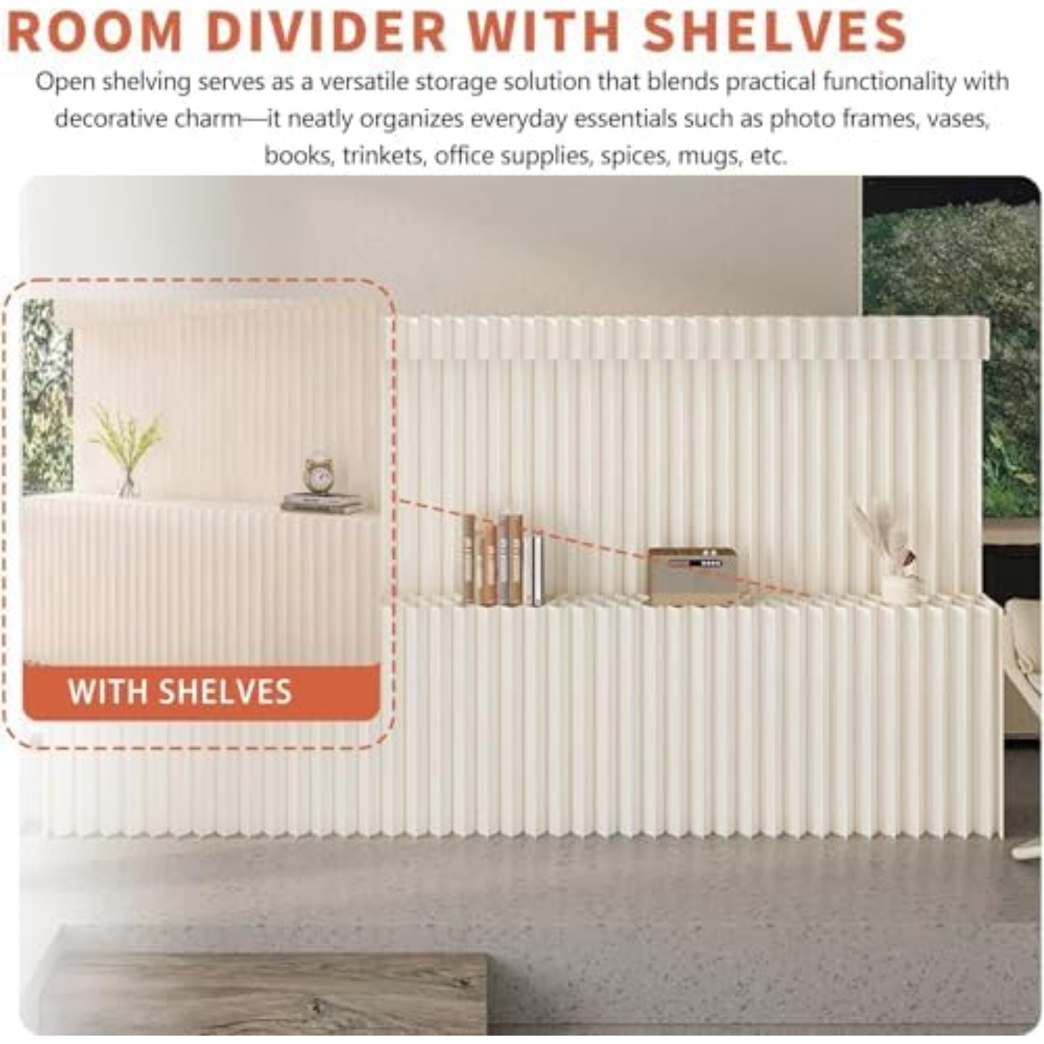 Papieren kamerverdeler met pla - Partition Screen Divider recensie en prijs