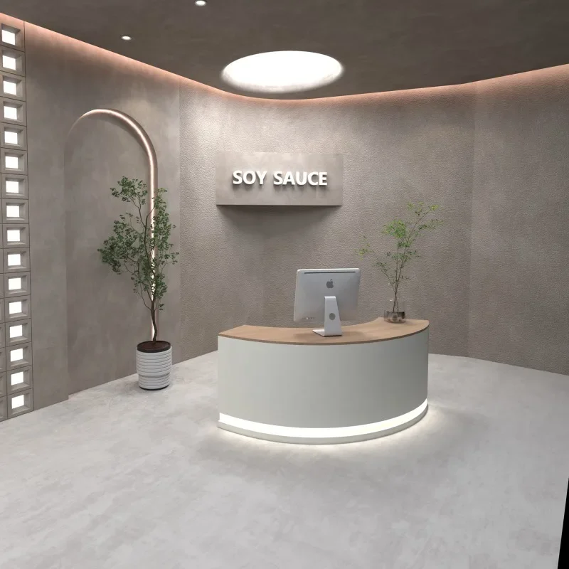 Gebogen bureautafel voor esthe - Office Furniture Bali recensie en prijs