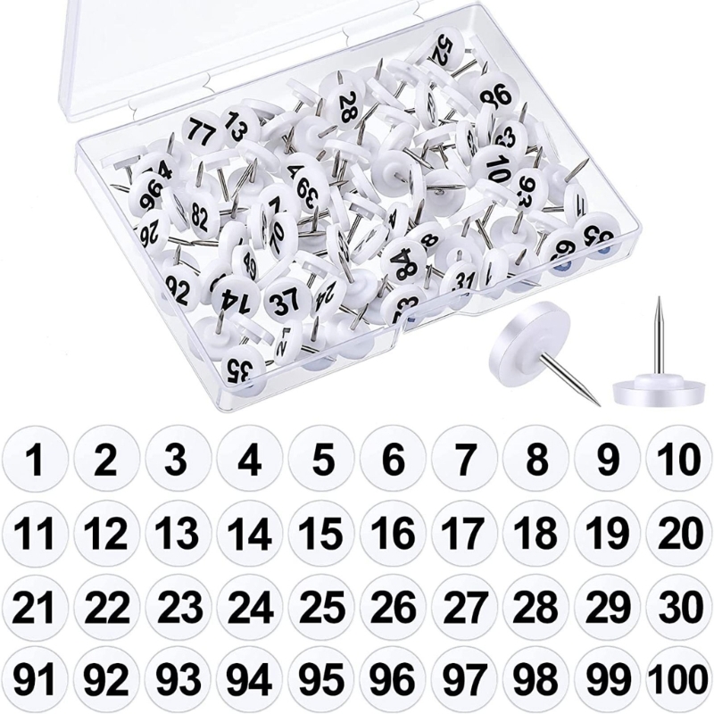 100 stuks ronde genummerde pun - Office Furniture Online recensie en prijs