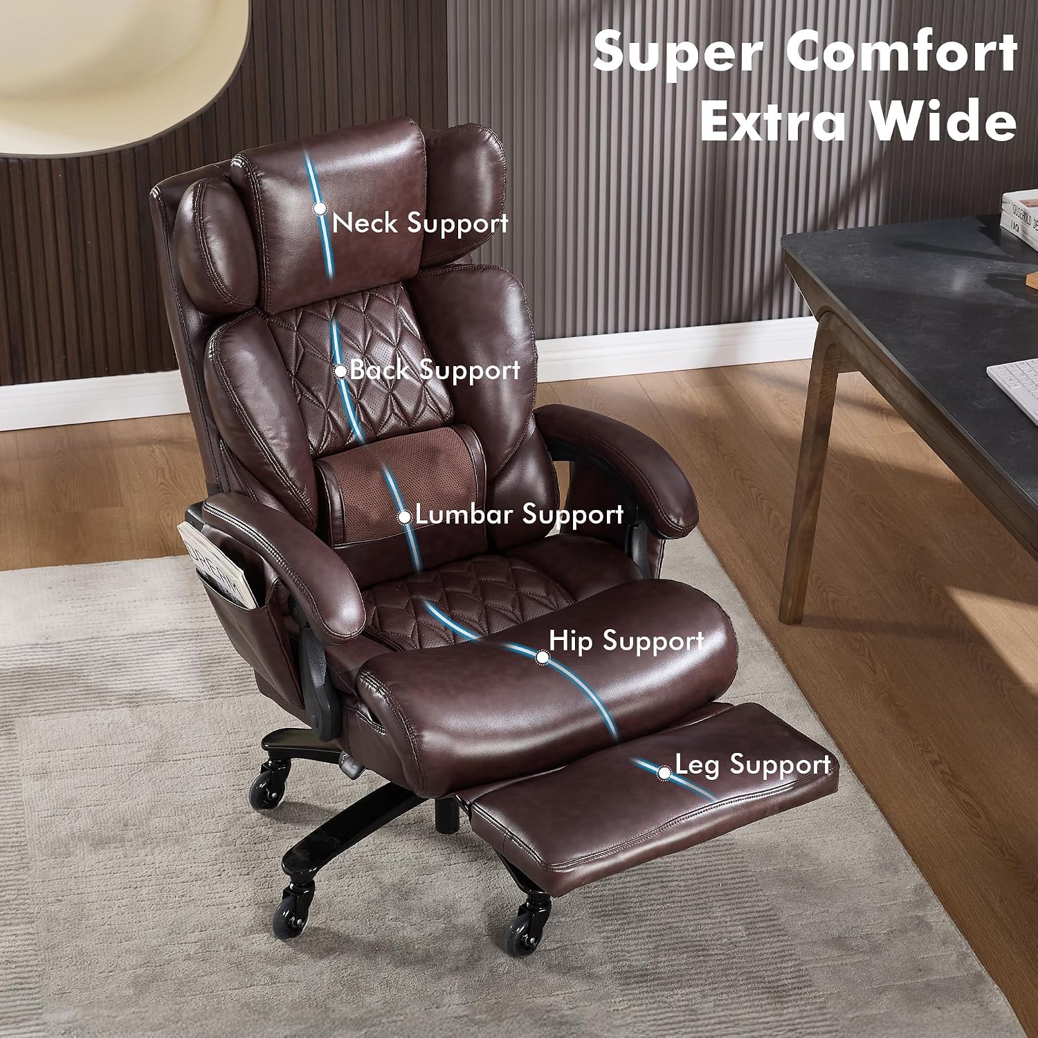 Grote & hoge ergonomische bure - Office Footrest Cushion recensie en prijs